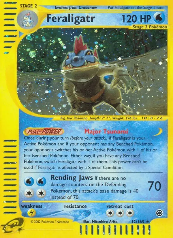 Feraligatr #12 Expedition Base Set PSA 10