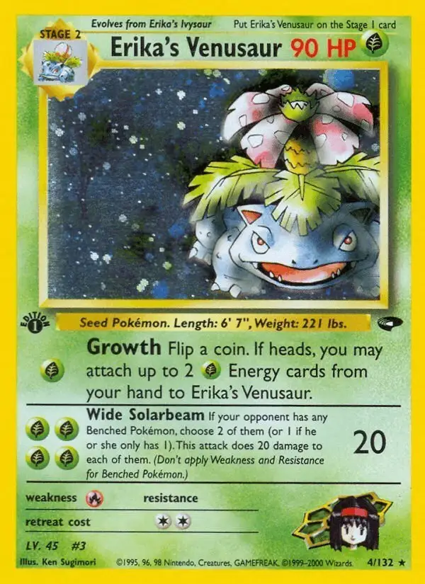Erika's Venusaur #4 Gym Challenge PSA 10