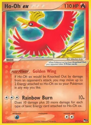 Ho-Oh ex #17 POP Series 3 PSA 10
