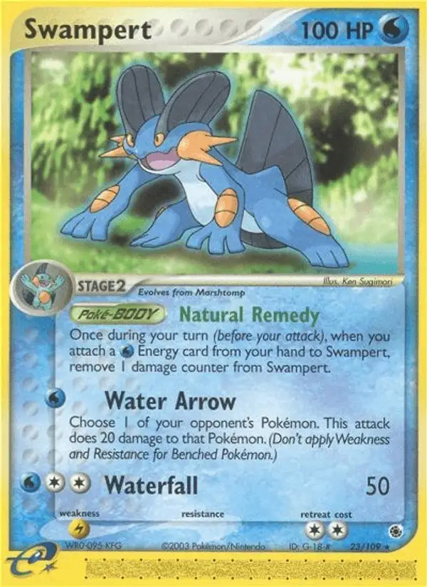 Swampert #23 Ruby & Sapphire PSA 10