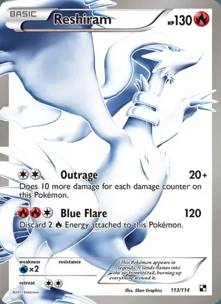 Reshiram #113 Black & White PSA 10