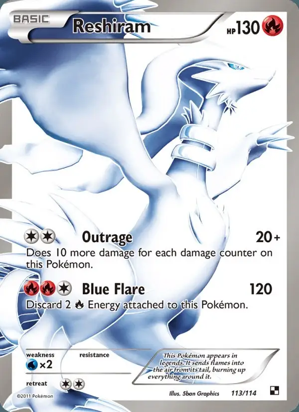 Reshiram #113 Black & White PSA 10