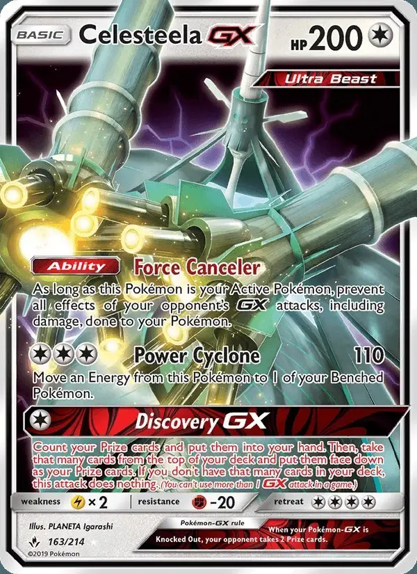 Celesteela GX #163 Unbroken Bonds PSA 10