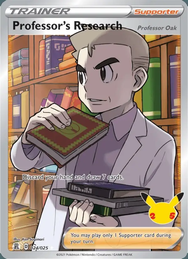 Professor's Research (Professor Oak) #24 Celebrations PSA 10