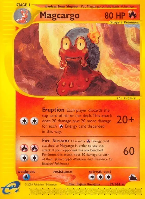 Magcargo #17 Skyridge PSA 10