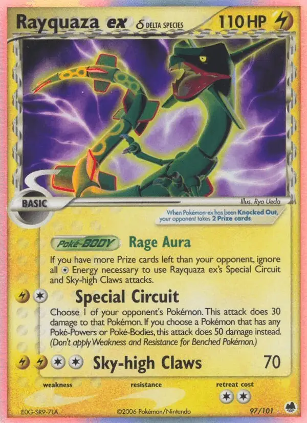 Rayquaza ex δ #97 Dragon Frontiers PSA 10