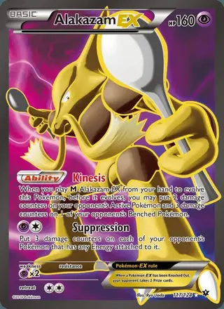 Alakazam EX #117 Fates Collide PSA 10
