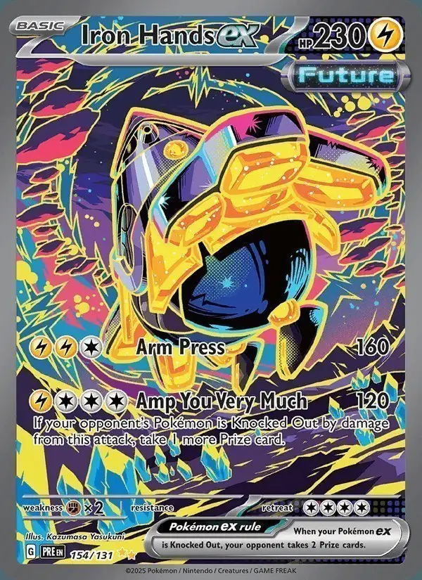 Iron Hands ex #154 Prismatic Evolutions PSA 10