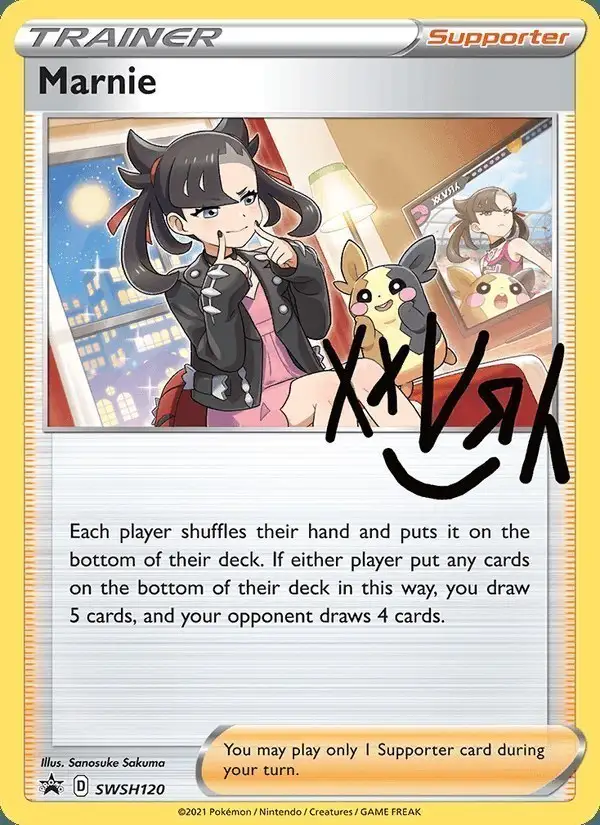 Marnie #SWSH120 SWSH Black Star Promos PSA 10