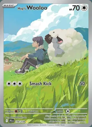 Hop's Wooloo #170 Journey Together PSA 10