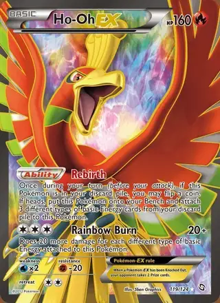 Ho-Oh-EX #119 Dragons Exalted PSA 10