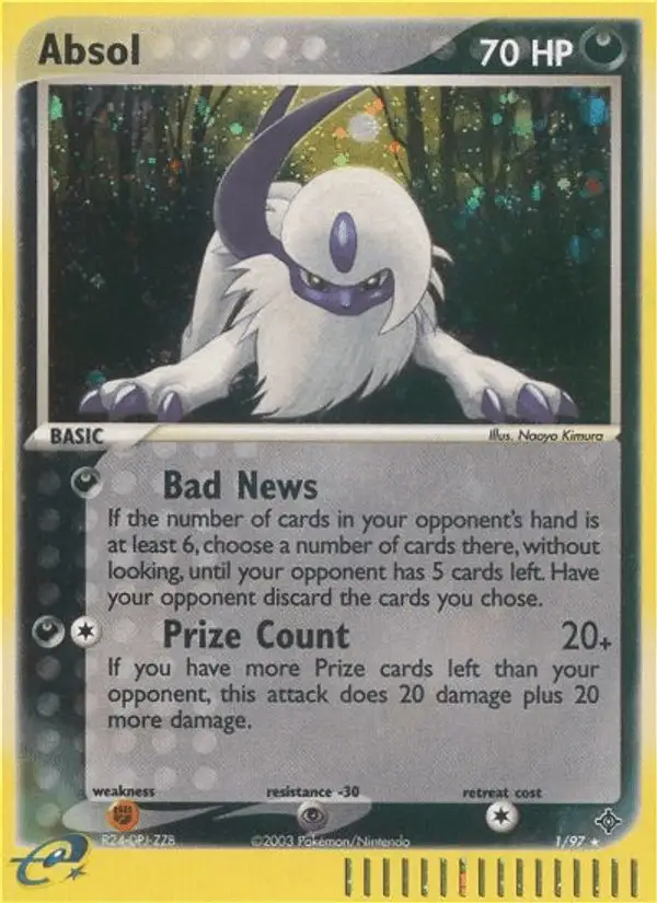Absol #1 Dragon PSA 10