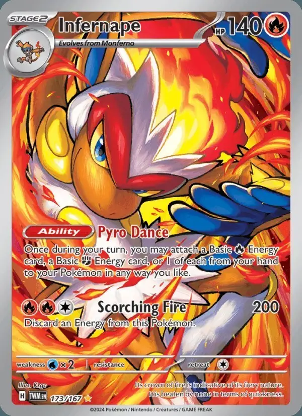 Infernape #173 Twilight Masquerade PSA 10