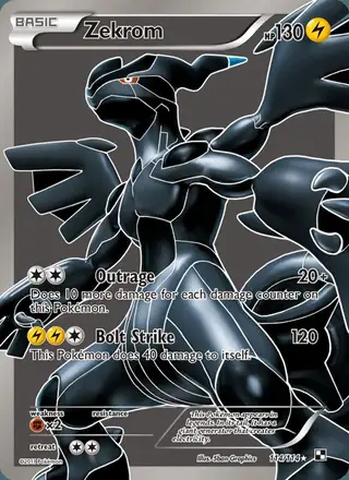 Zekrom #114 Black & White PSA 10