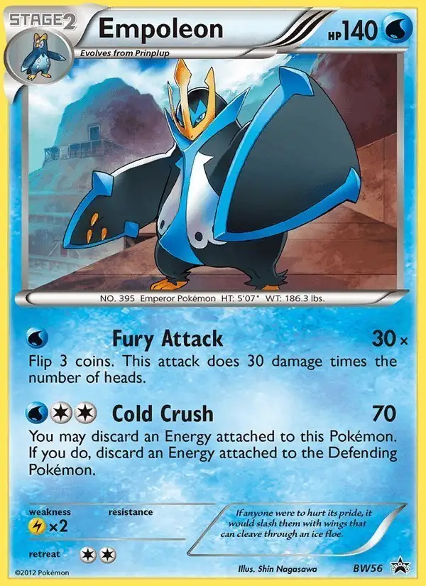 Empoleon #BW56 BW Black Star Promos PSA 10