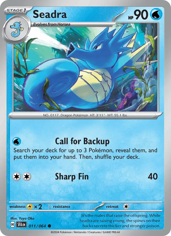 Seadra #011 Shrouded Fable PSA 10