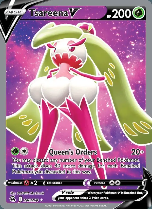 Tsareena V #246 Fusion Strike PSA 10
