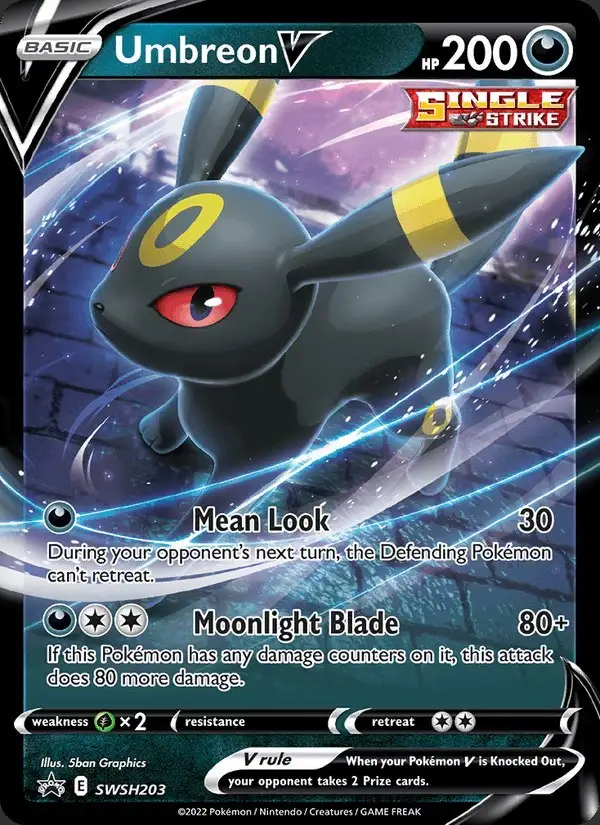 Umbreon V #SWSH203 SWSH Black Star Promos PSA 10