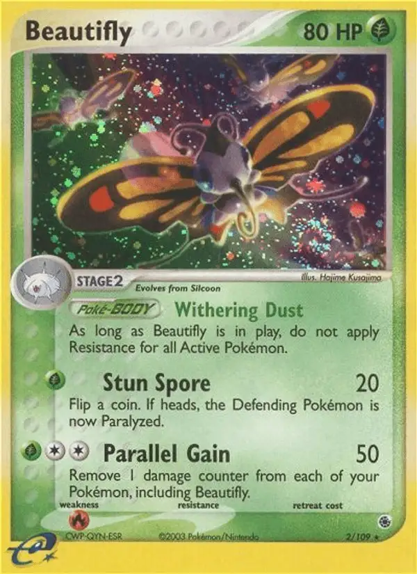 Beautifly #2 Ruby & Sapphire PSA 10