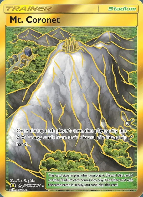 Mt. Coronet #SV89 Hidden Fates Shiny Vault PSA 10