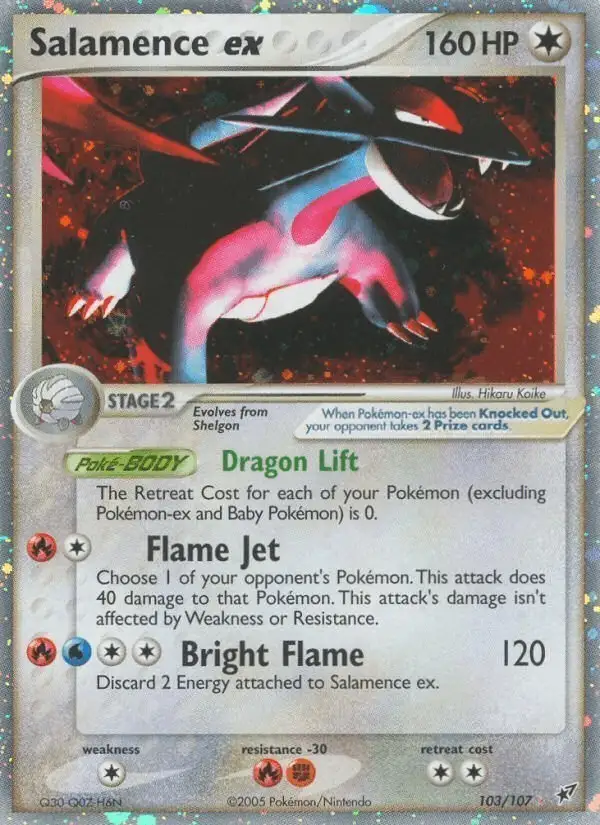 Salamence ex #103 Deoxys PSA 10