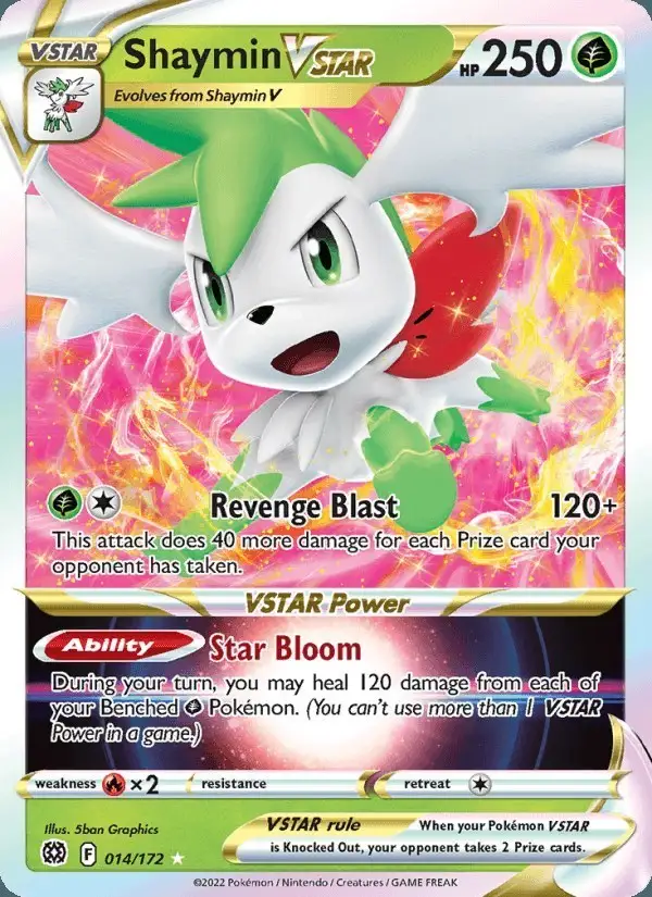 Shaymin VSTAR #014 Brilliant Stars PSA 10