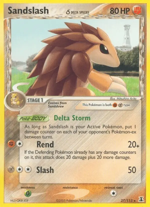 Sandslash δ #27 Delta Species PSA 10