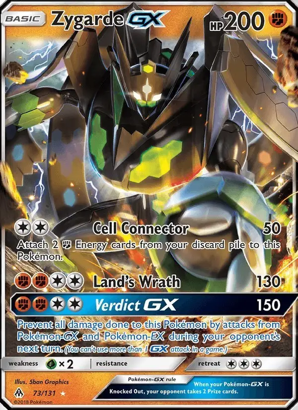 Zygarde GX #73 Forbidden Light PSA 10