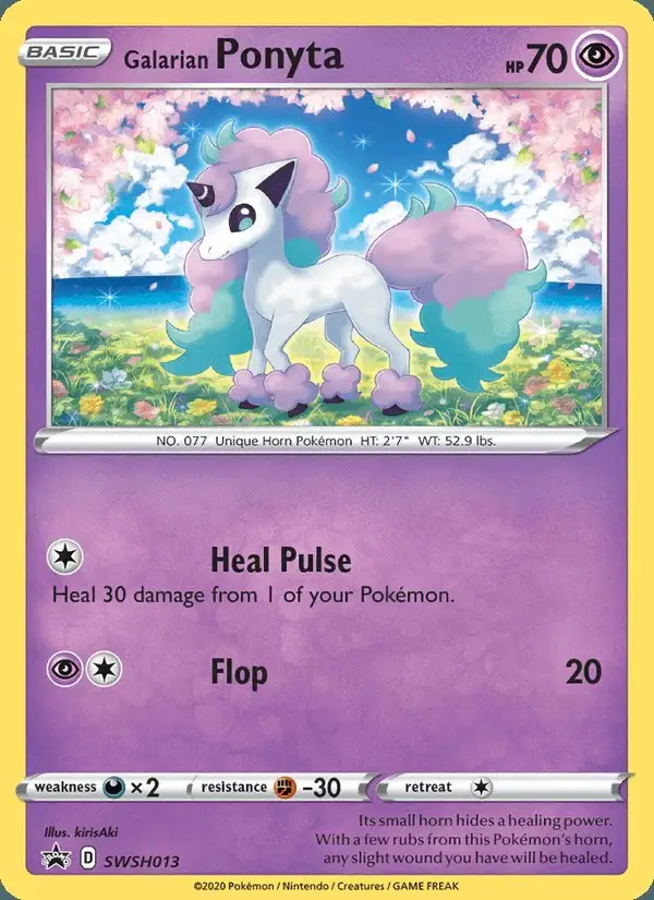 Galarian Ponyta #SWSH013 SWSH Black Star Promos PSA 10