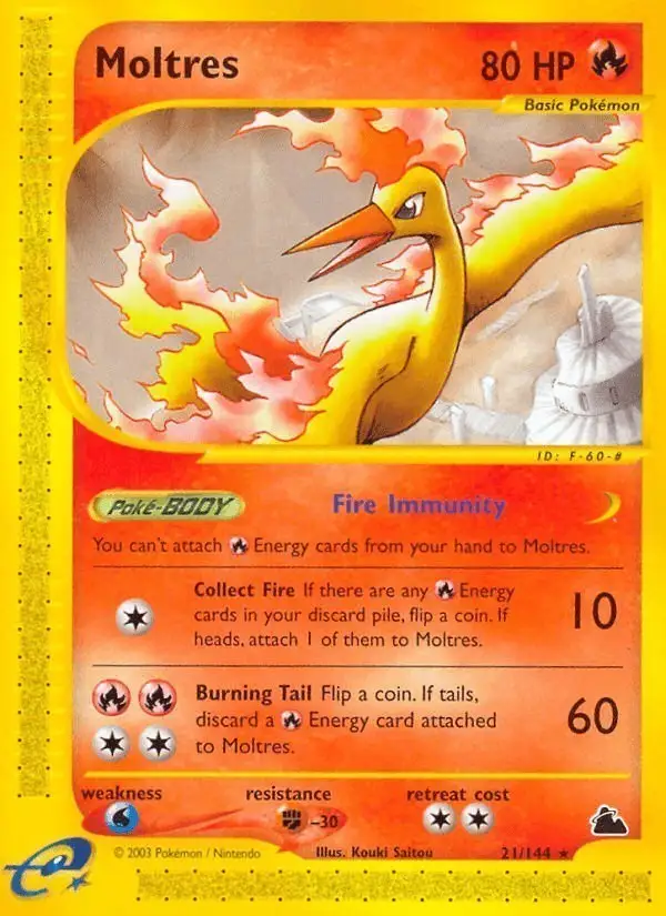 Moltres #21 Skyridge PSA 10