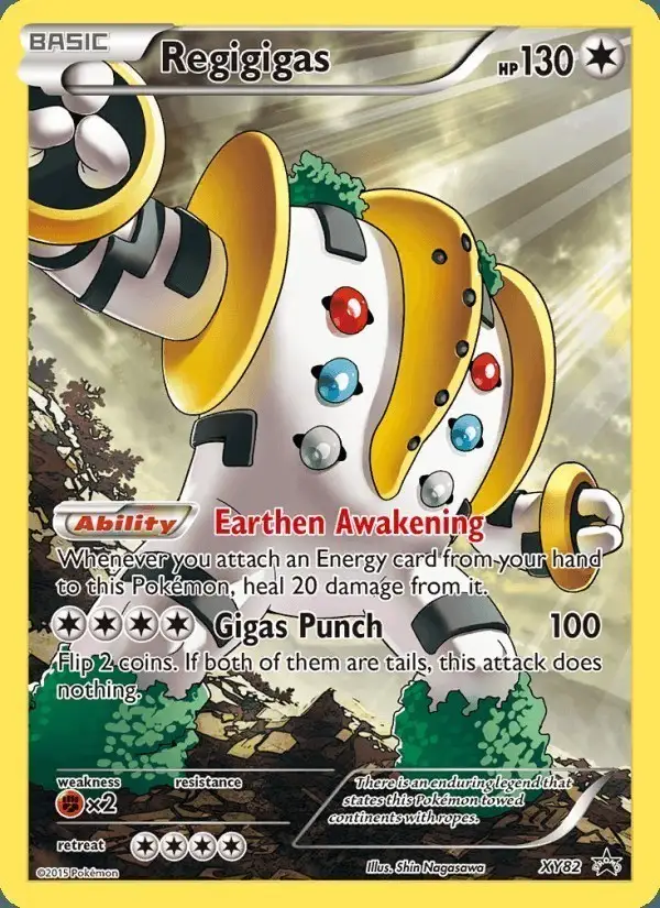 Regigigas #XY82 XY Black Star Promos PSA 10