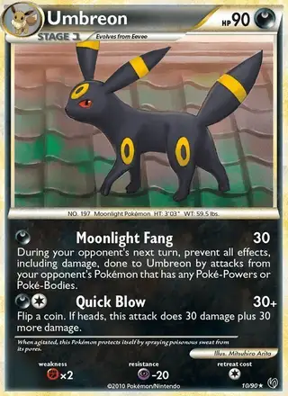 Umbreon #10 Undaunted PSA 10