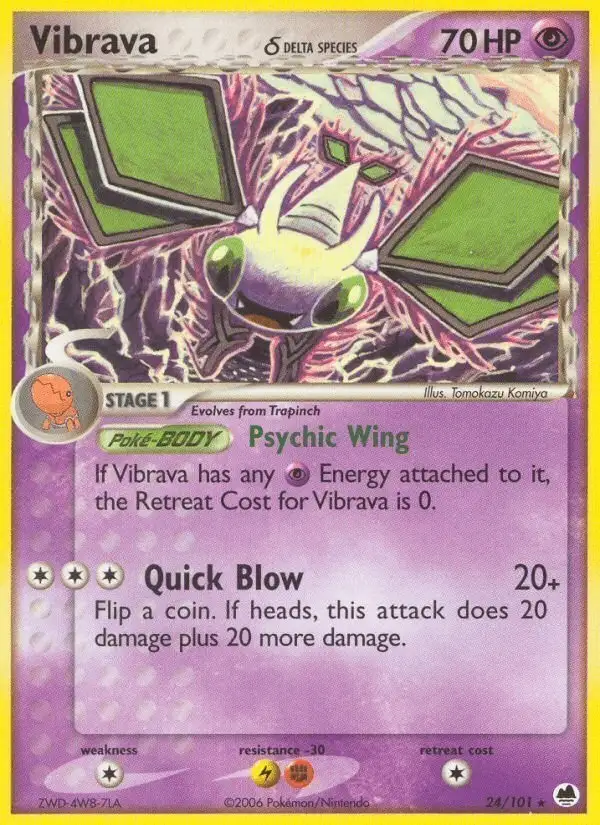 Vibrava δ #24 Dragon Frontiers PSA 10