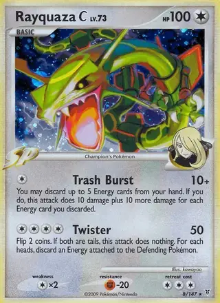 Rayquaza C #8 Supreme Victors PSA 10