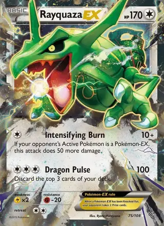 Rayquaza EX #75 Roaring Skies PSA 10
