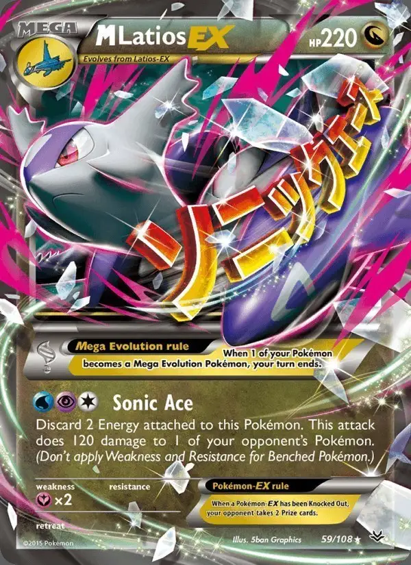 M Latios EX #59 Roaring Skies PSA 10