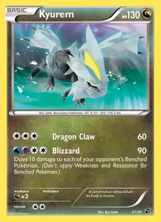 Kyurem #21 Dragon Vault PSA 10