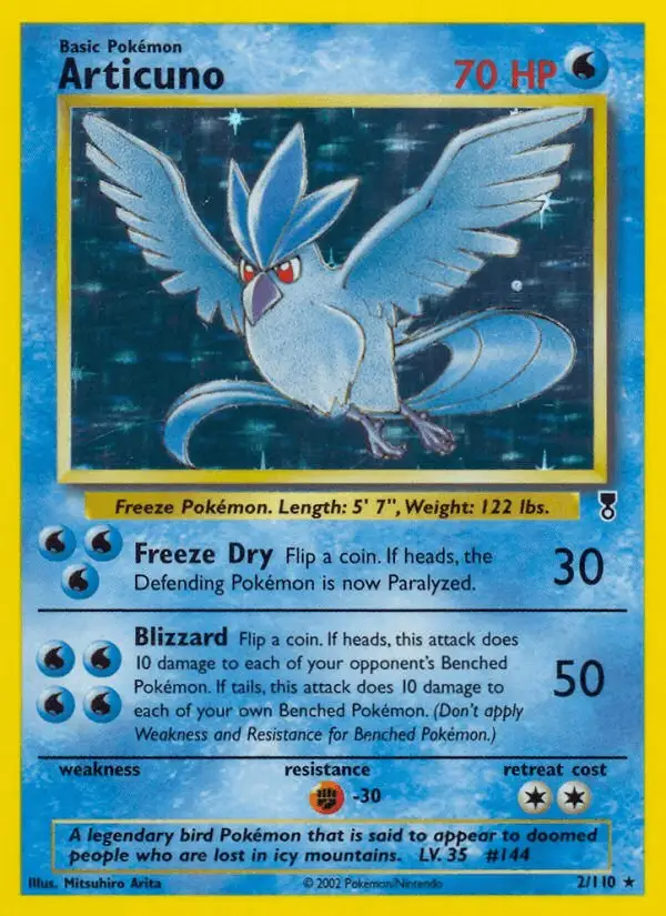 Articuno #2 Legendary Collection PSA 10