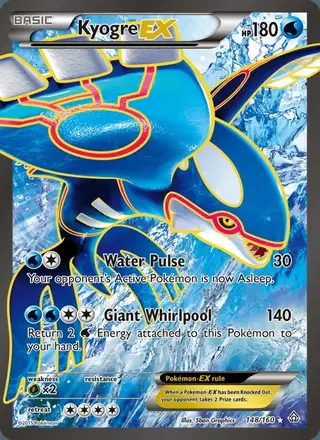 Kyogre EX #148 Primal Clash PSA 10