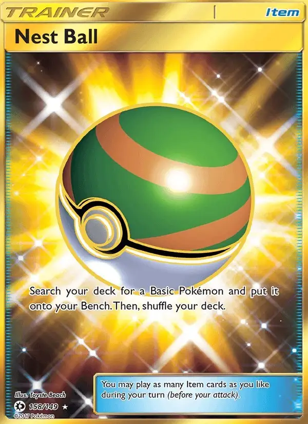 Nest Ball #158 Sun & Moon PSA 10