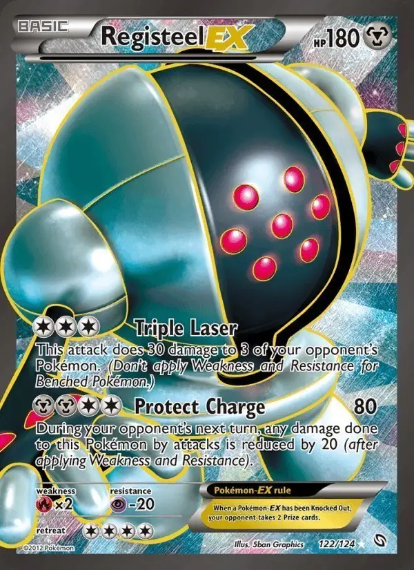 Registeel-EX #122 Dragons Exalted PSA 10