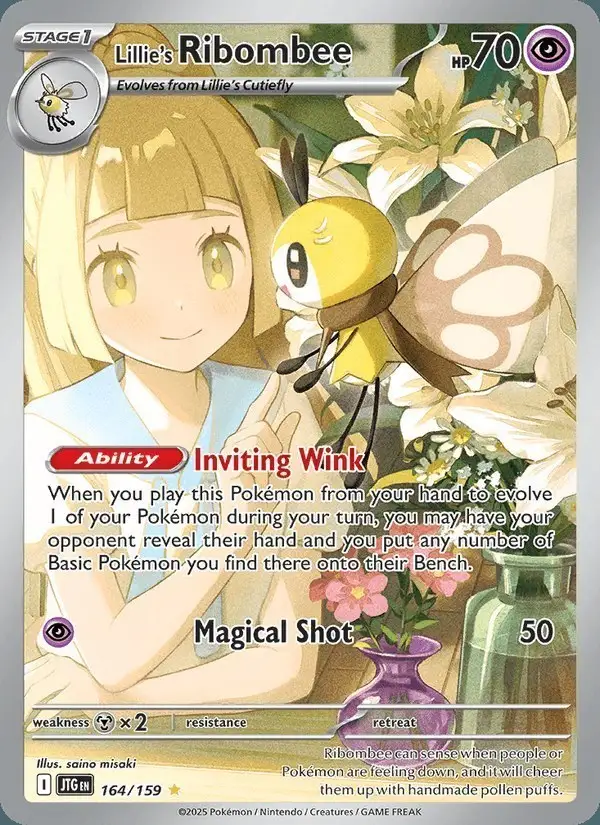 Lillie's Ribombee #164 Journey Together PSA 10