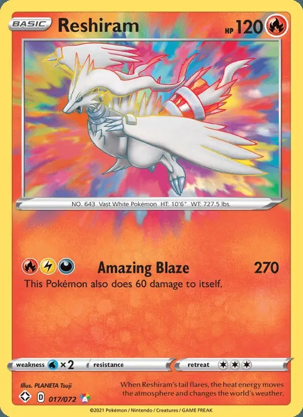 Reshiram #17 Shining Fates PSA 10