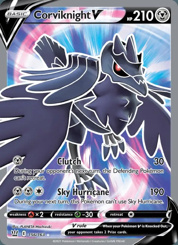 Corviknight V #156 Battle Styles PSA 10