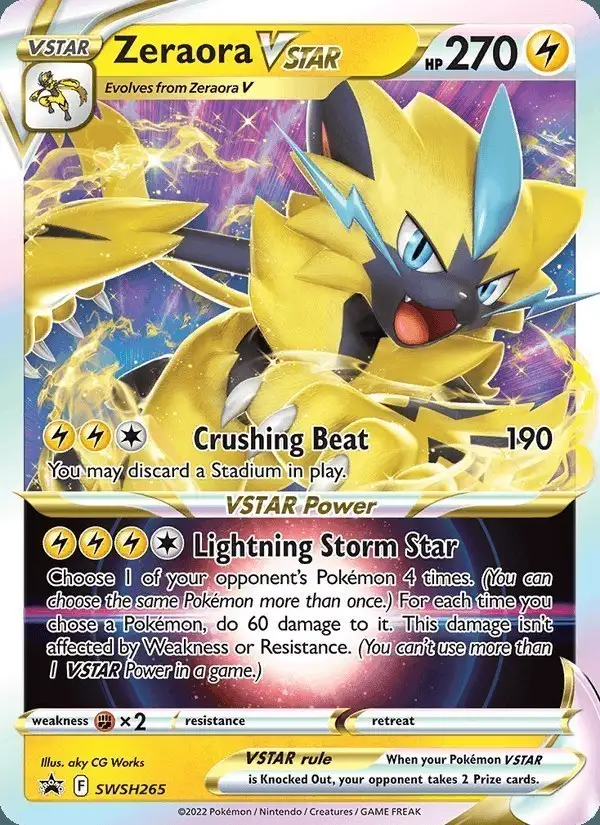 Zeraora VSTAR #SWSH265 SWSH Black Star Promos PSA 10
