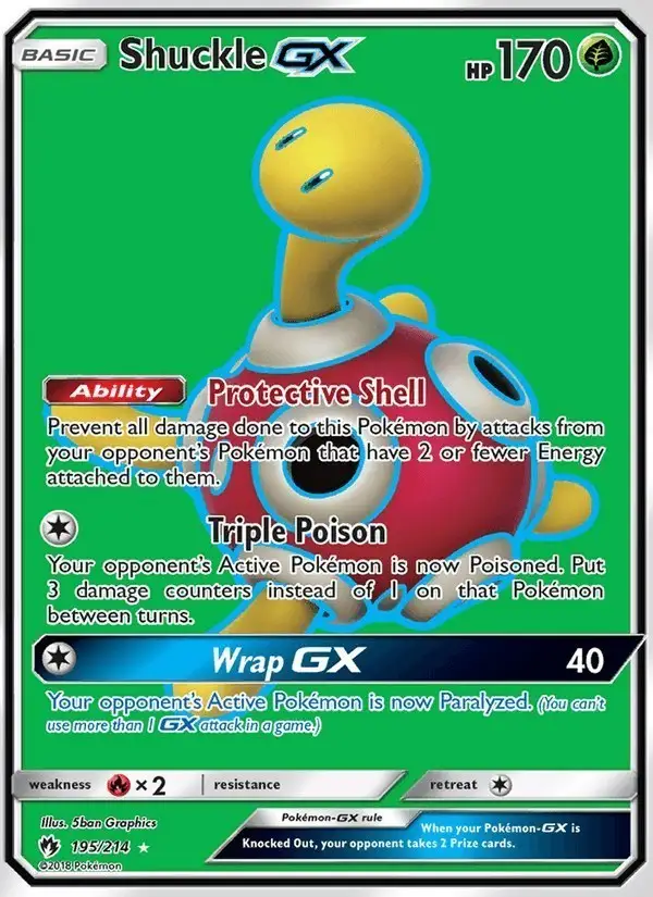 Shuckle GX #195 Lost Thunder PSA 10