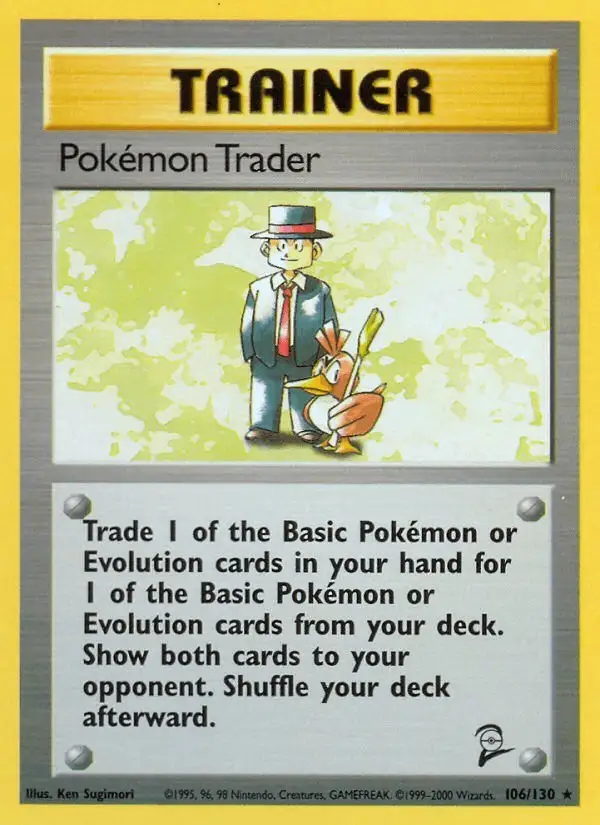 Pokémon Trader #106 Base Set 2 PSA 10