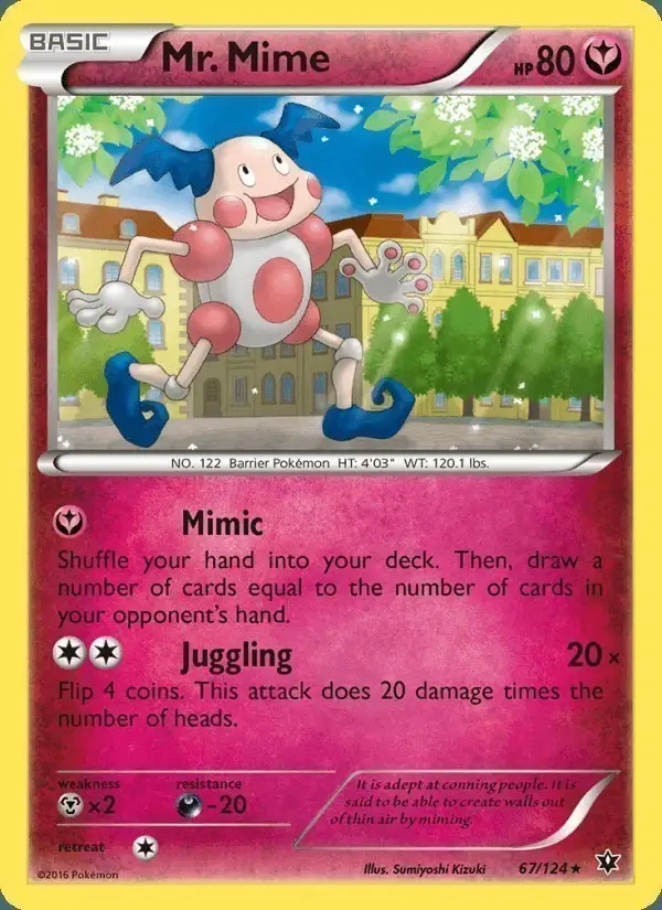 Mr. Mime #67 Fates Collide PSA 10
