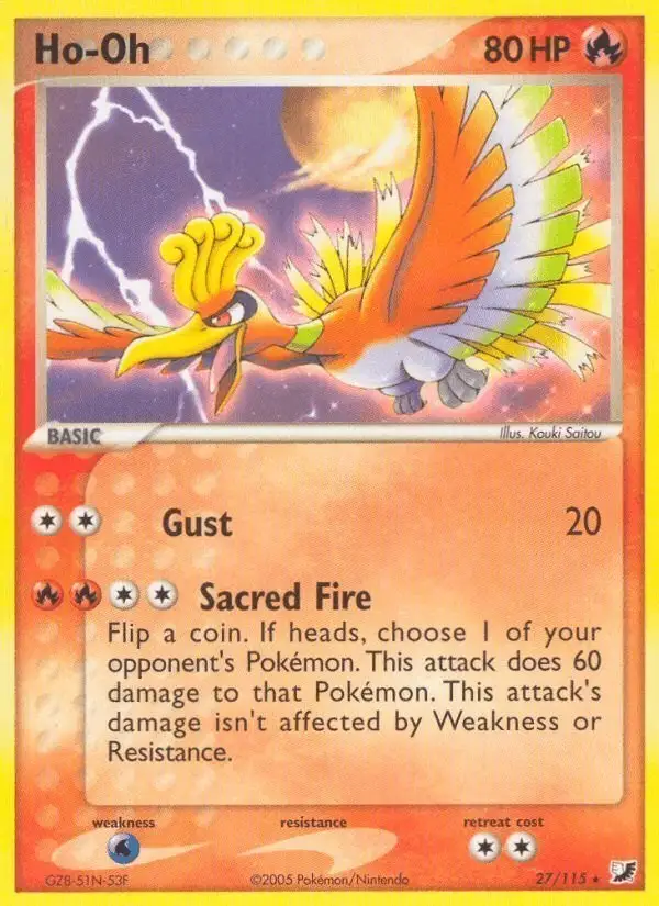 Ho-Oh #27 Unseen Forces PSA 10