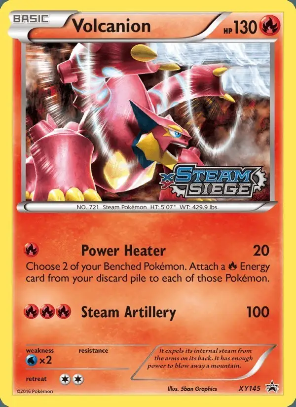 Volcanion #XY145 XY Black Star Promos PSA 10